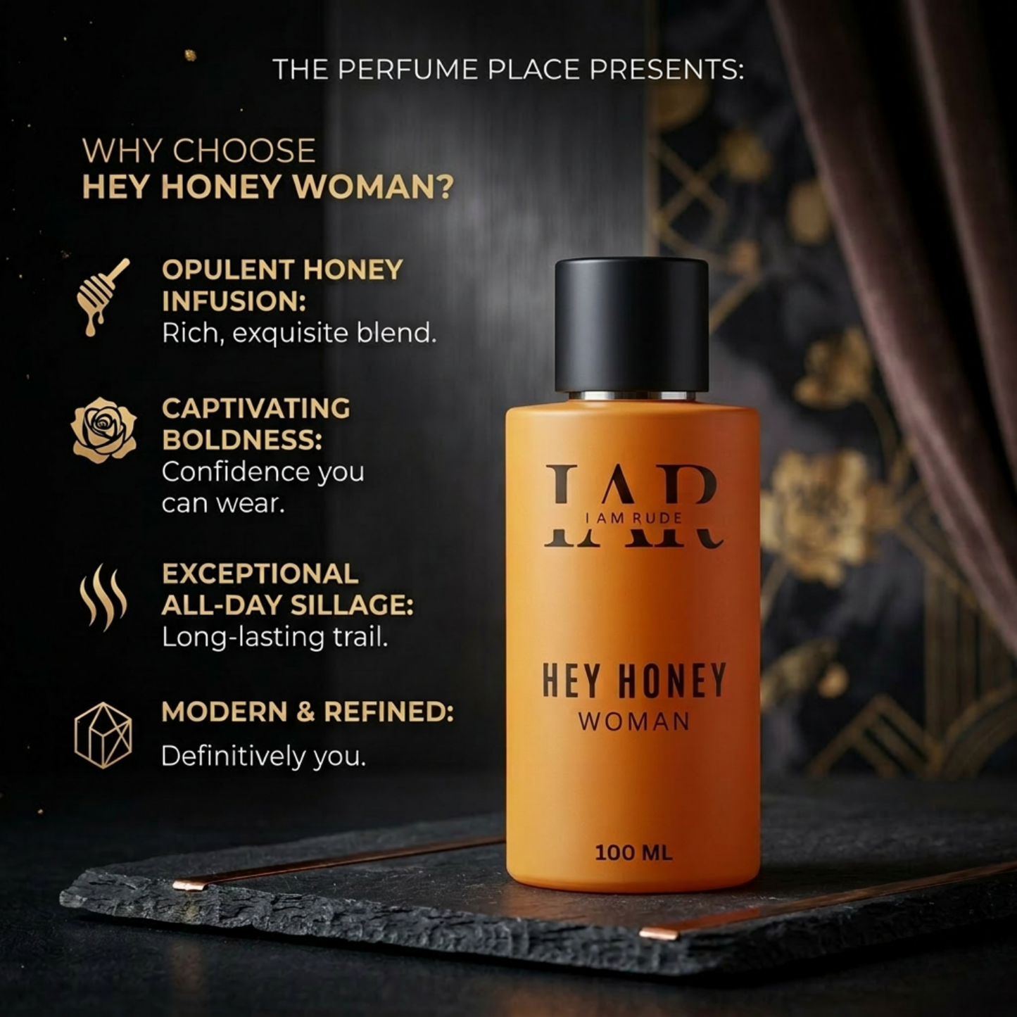 HEY HONEY (womens)  Jasmine | Tuberose | Rangoon Creeper